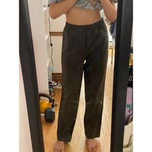 Kaki straight leg pants